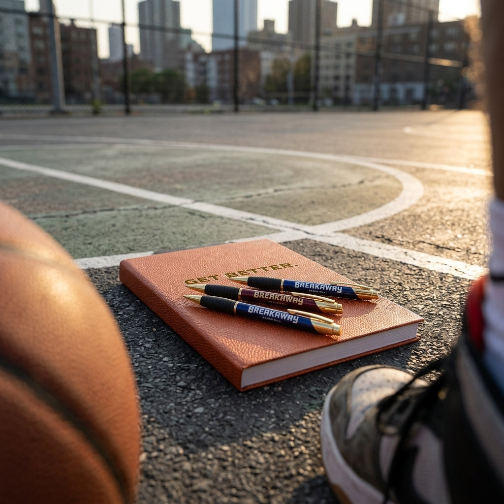 Breakaway Basketball Brass Ballpoint Pen | Engraved