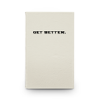 Get Better. Journal | Engraved Vegan Leather