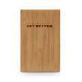 Get Better. Journal | Engraved Vegan Leather