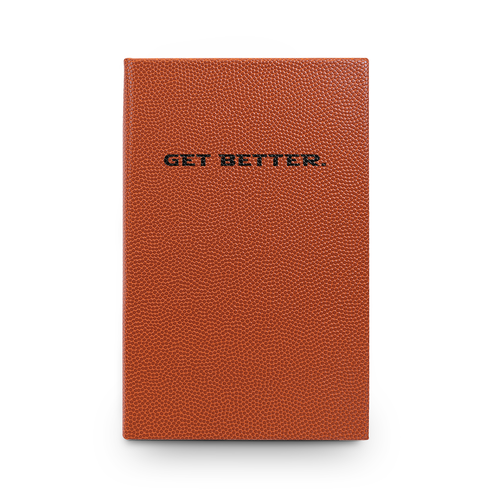 Get Better. Journal | Engraved Vegan Leather