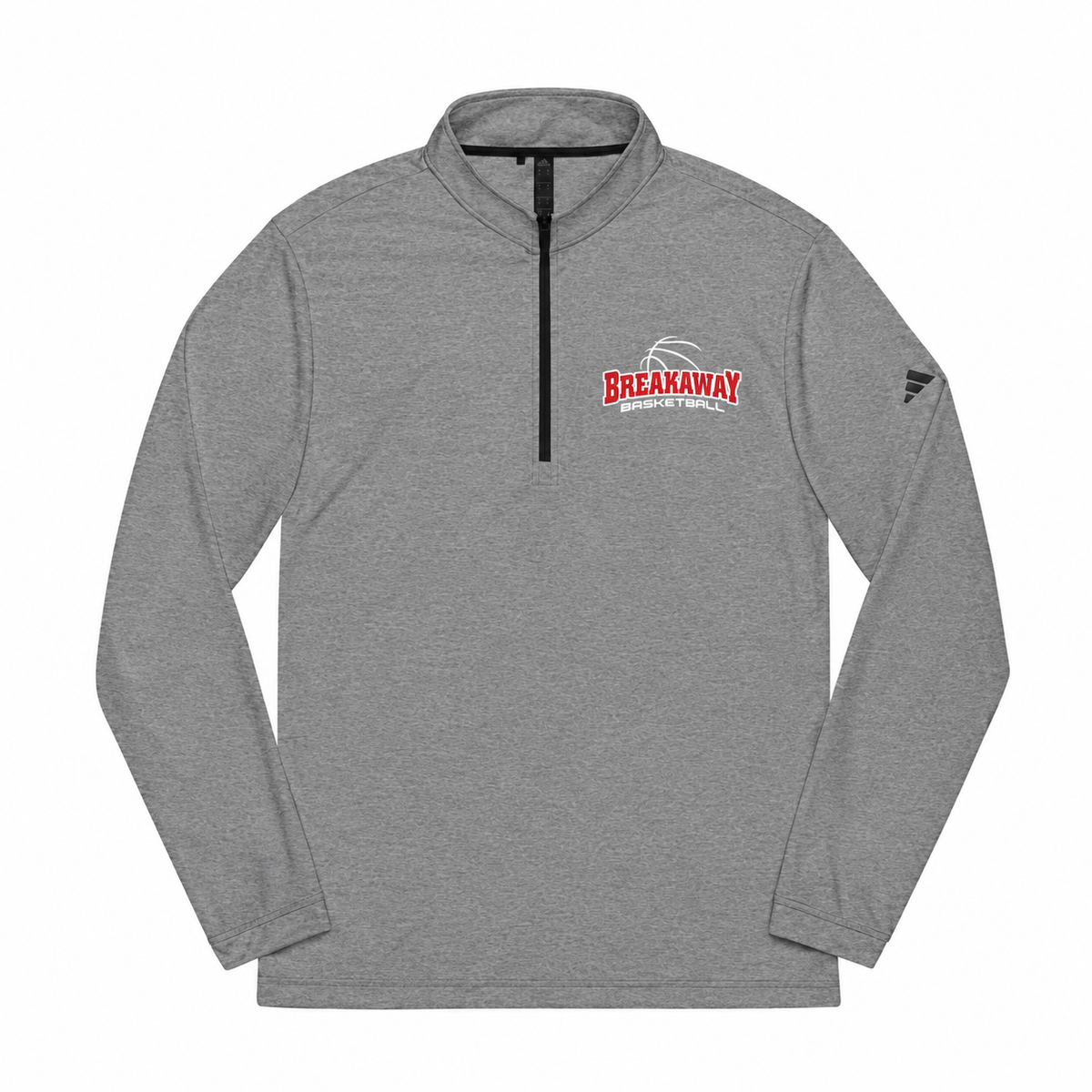 Logo Collection Adidas Quarter-Zip Pullover | Embroidered Traditional