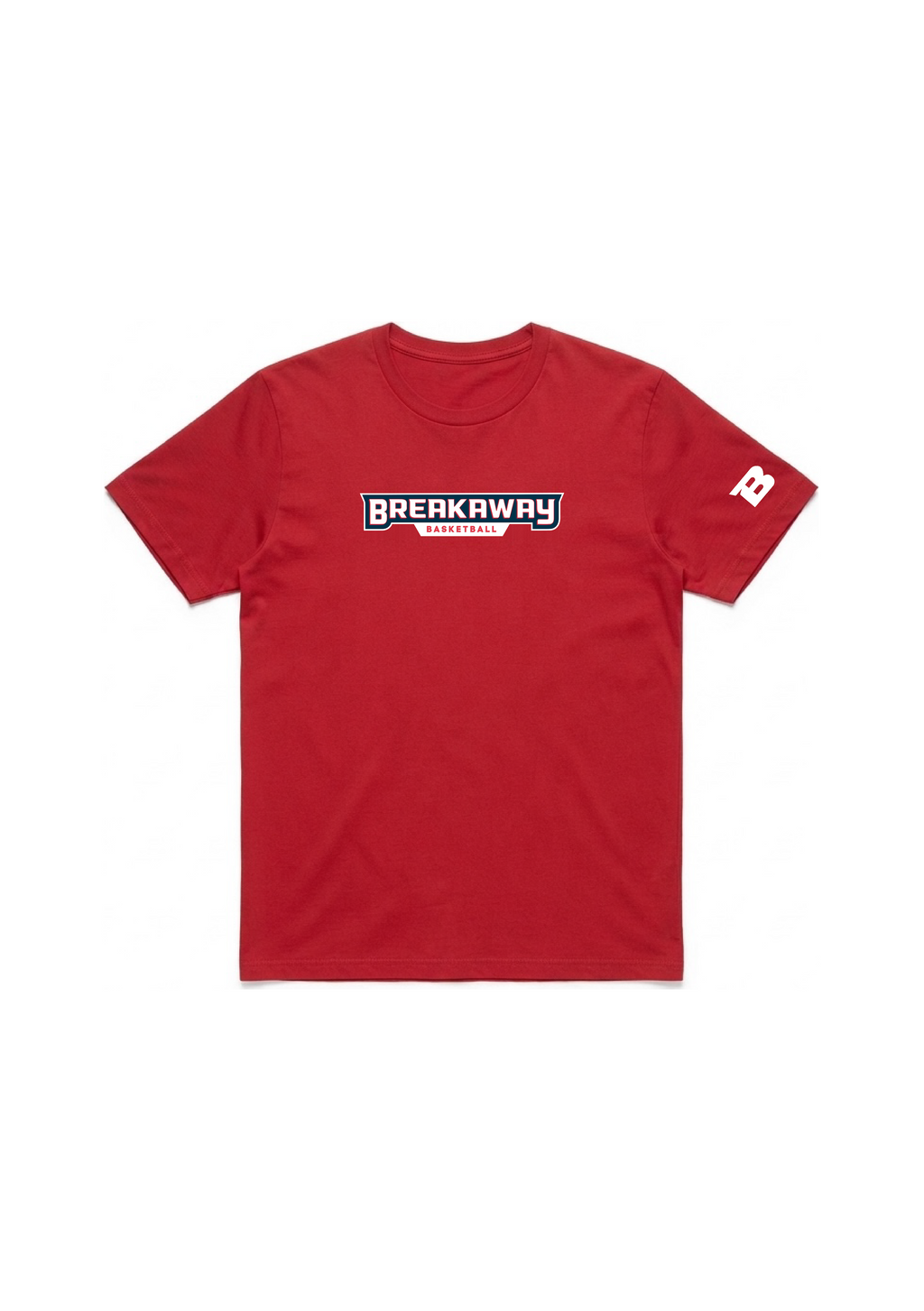 Breakaway Basketball Athletic Tee | Double-sided