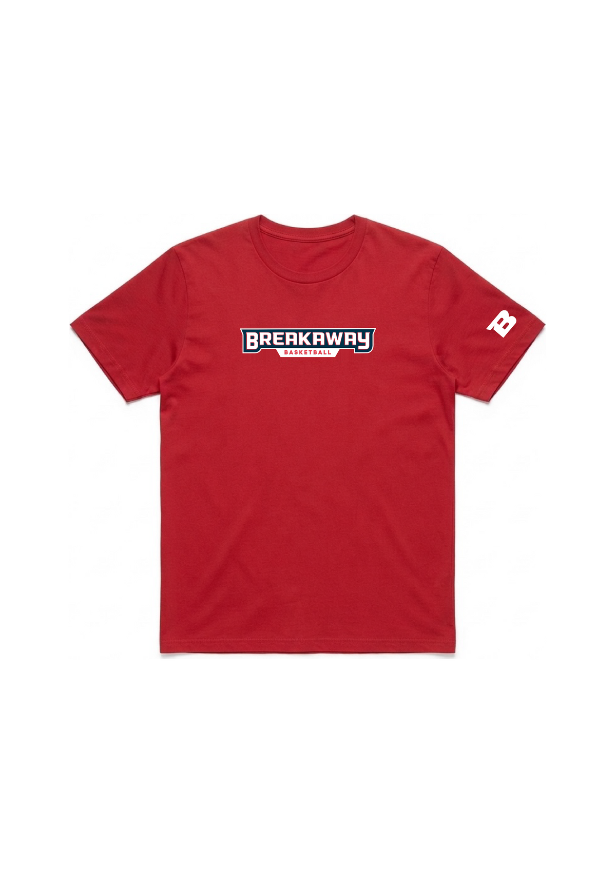 Breakaway Basketball Athletic Tee | Double-sided