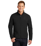 Logo Collection Soft Shell Jacket | Embroidered All Black