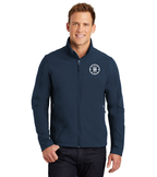 Logo Collection Soft Shell Jacket | Embroidered All White