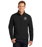 Logo Collection Soft Shell Jacket | Embroidered All White