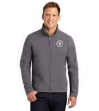 Logo Collection Soft Shell Jacket | Embroidered All White