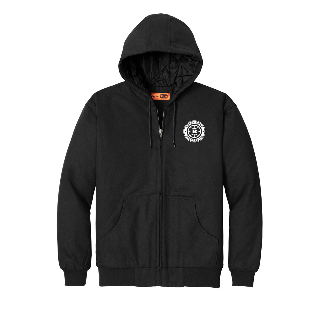 Breakaway Basketball Durable Zip-Up Jacket | Embroidered