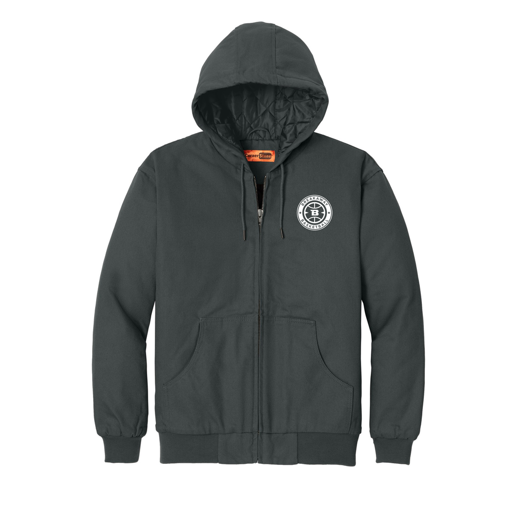 Breakaway Basketball Durable Zip-Up Jacket | Embroidered