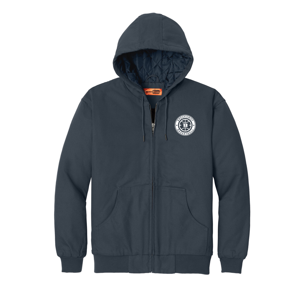 Breakaway Basketball Durable Zip-Up Jacket | Embroidered