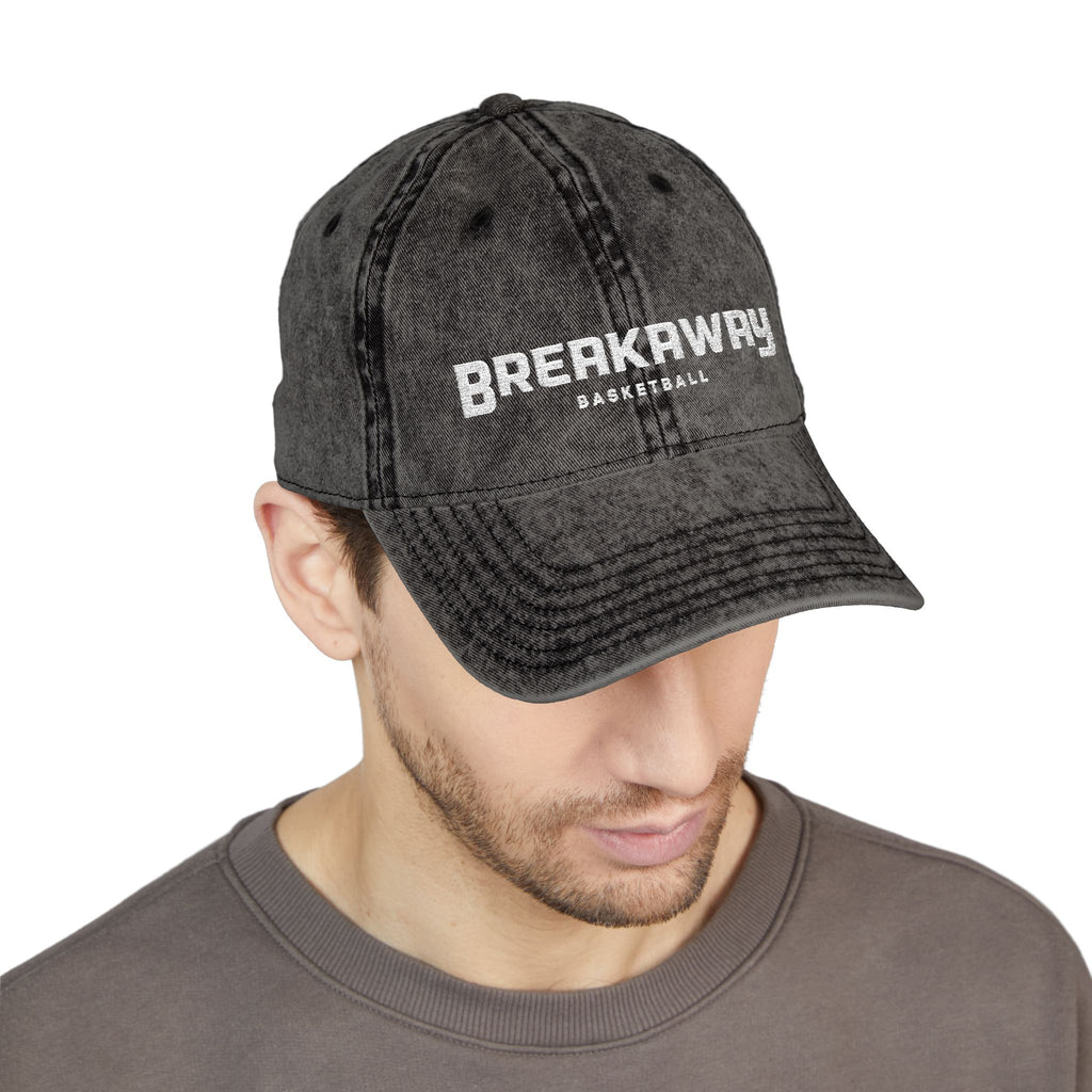 Breakaway Basketball Vintage Fade Baseball Hat | Embroidered