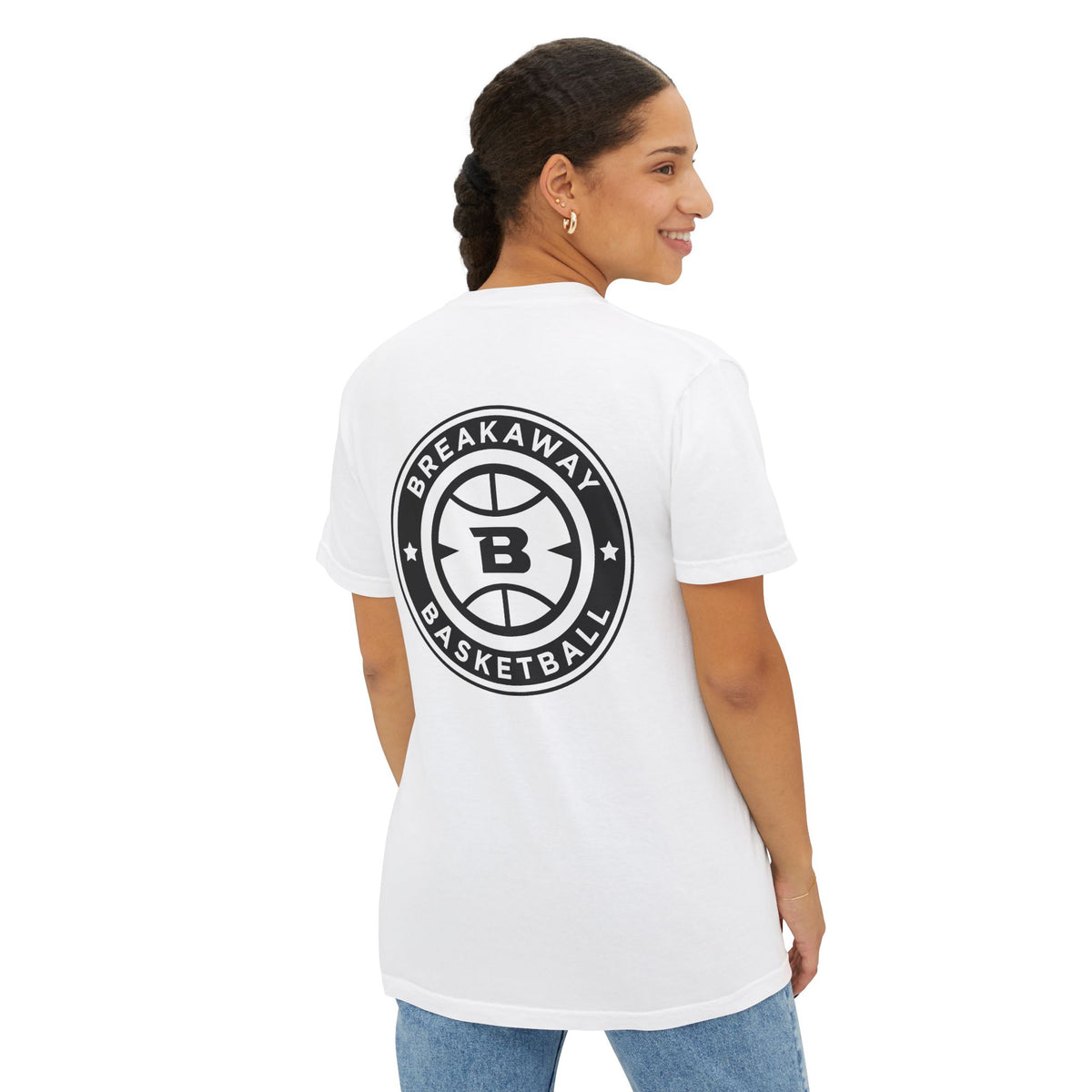 Breakaway Basketball Pocket Tee | Double Sided