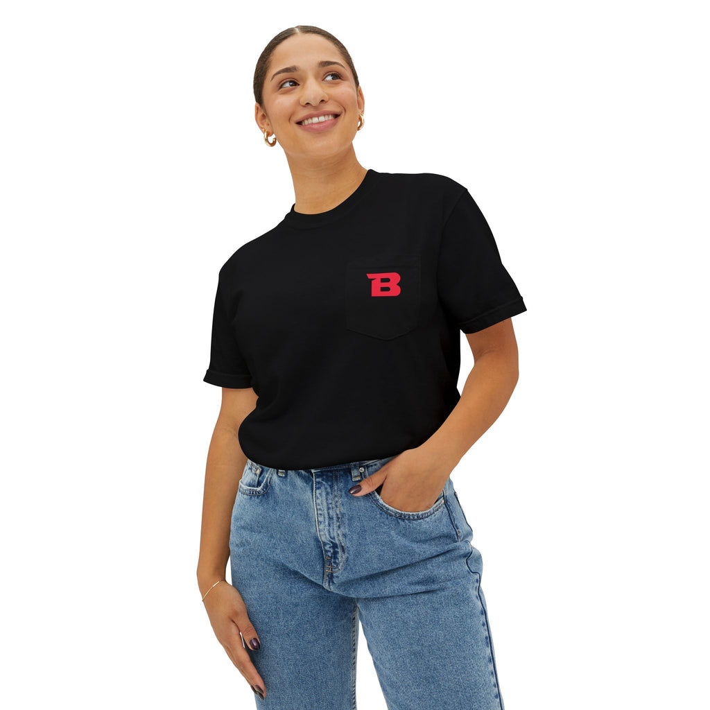 Breakaway Basketball Pocket Tee | Double Sided
