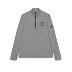 Logo Collection Adidas Quarter-Zip Pullover | Embroidered Red B
