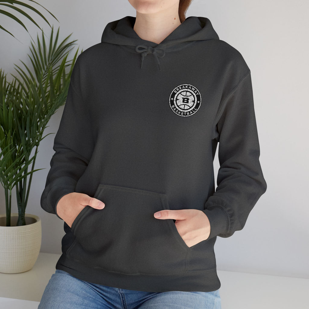 Breakaway Basketball Embroidered Hoodie | Port & Co.