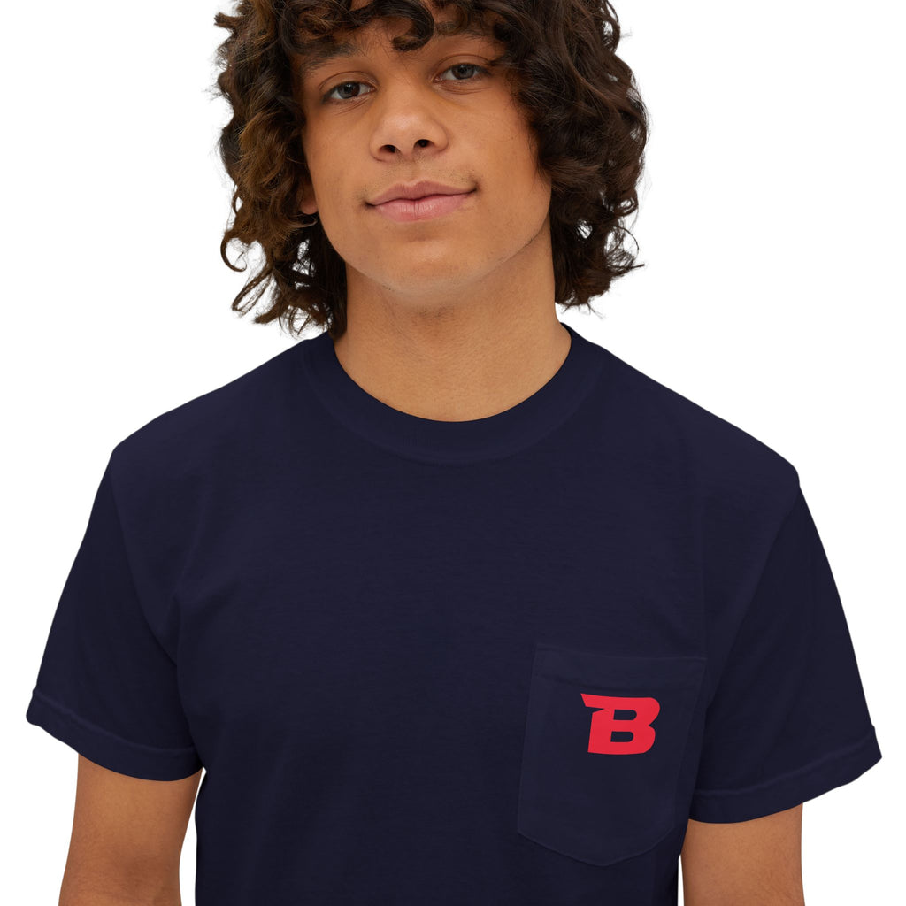 Breakaway Basketball Pocket Tee | Double Sided