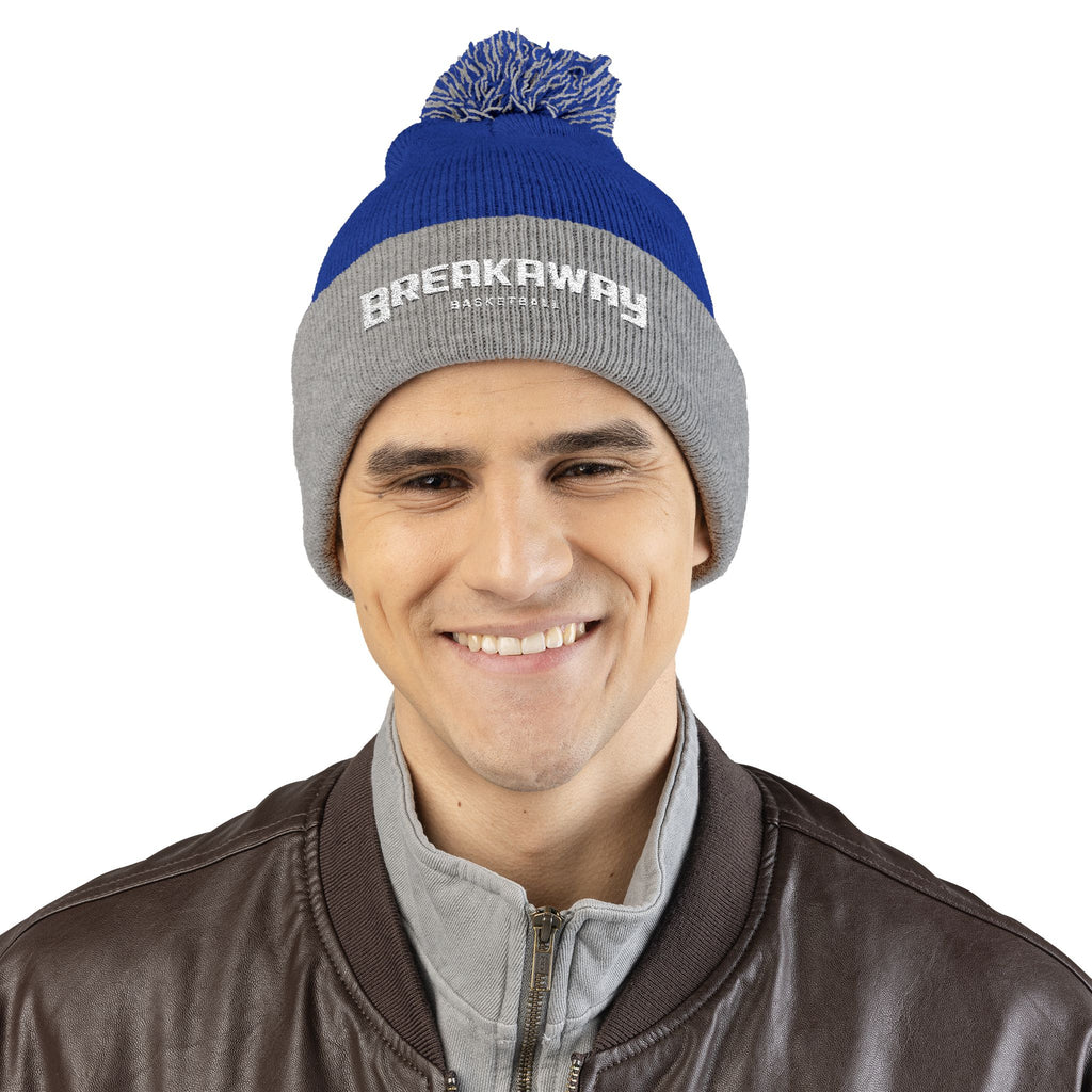 Breakaway Basketball Pom-pom Beanie | Embroidered