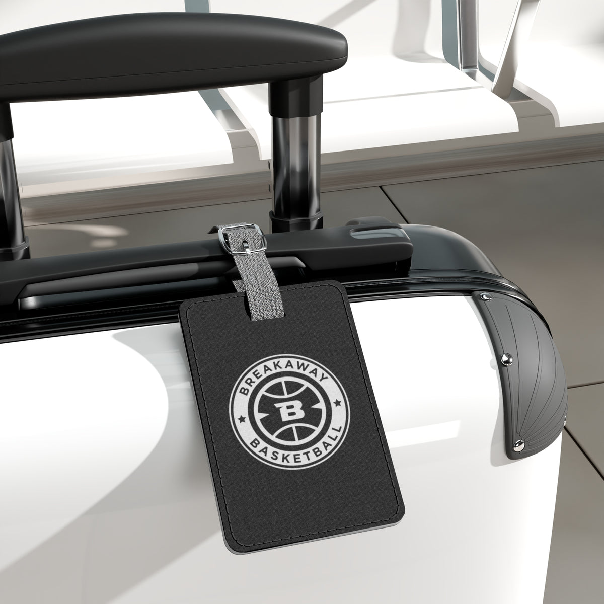 Breakaway Basketball Sharp Fabric Luggage Tag