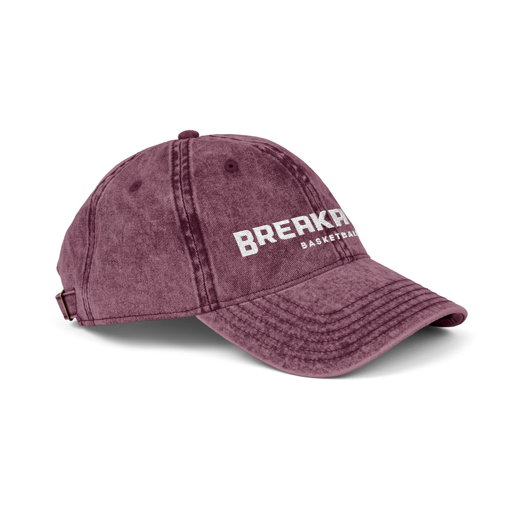 Breakaway Basketball Vintage Fade Baseball Hat | Embroidered