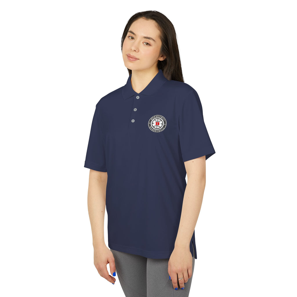 Breakaway Basketball Adidas Polo | Embroidered