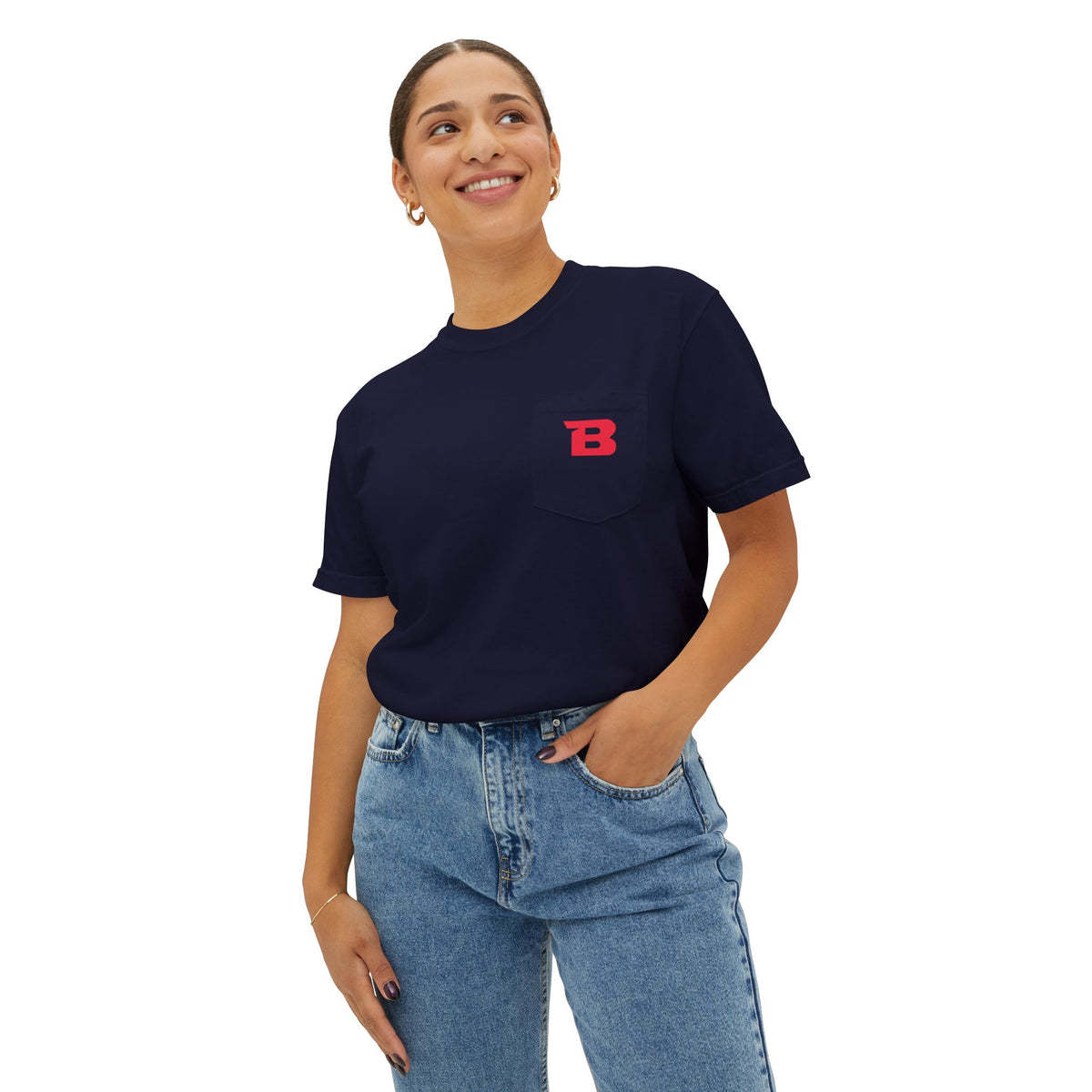 Breakaway Basketball Pocket Tee | Double Sided