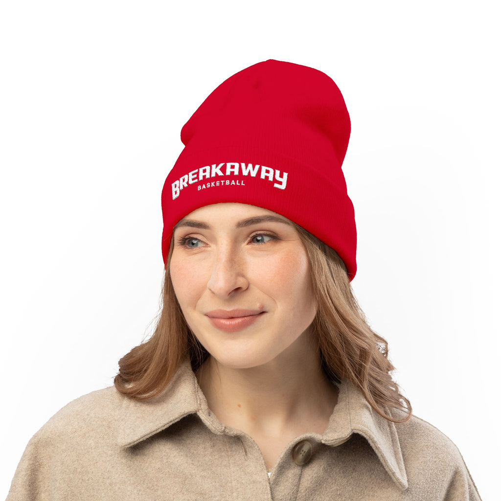 Breakaway Basketball Assorted Color Knit Beanie | Embroidered