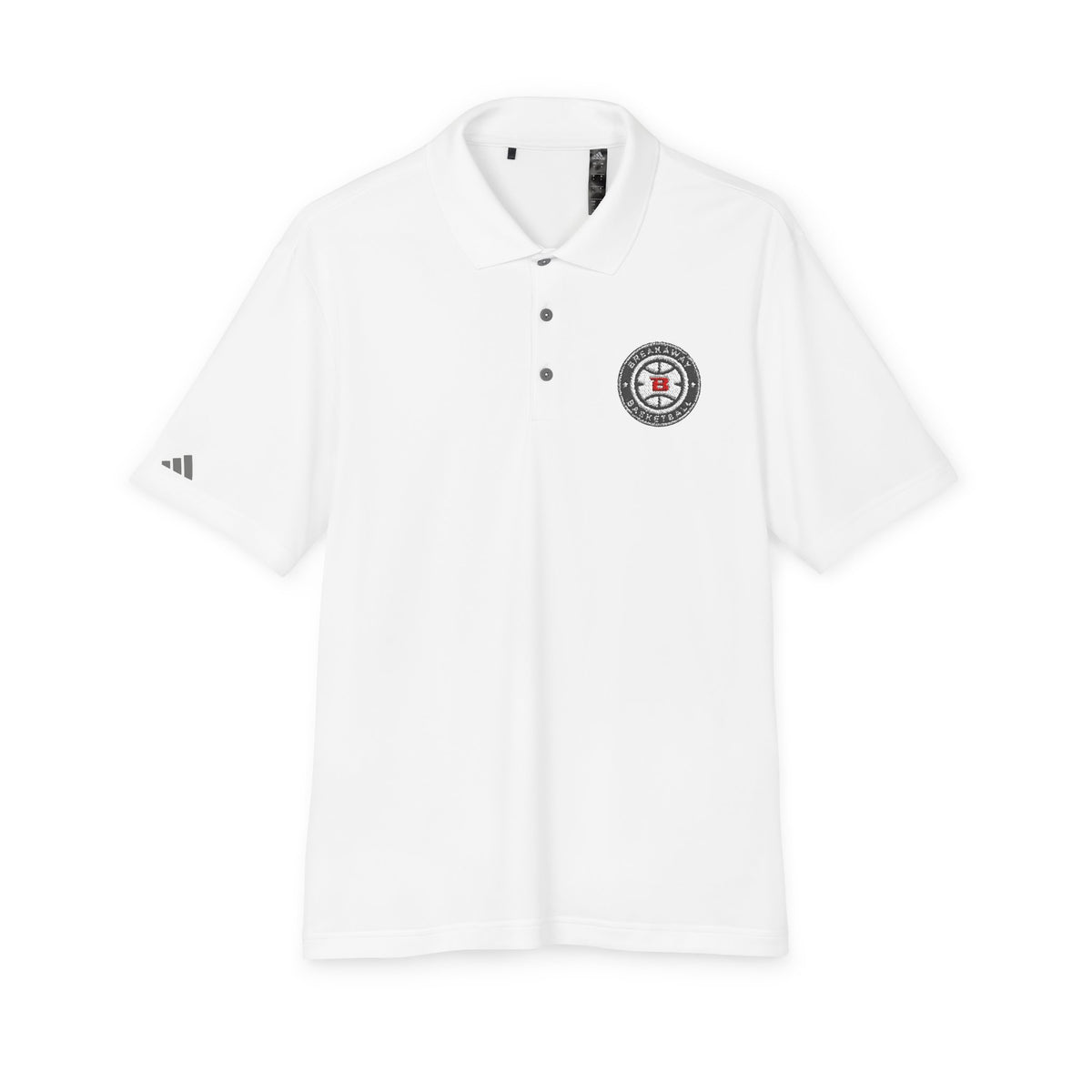 Breakaway Basketball Adidas Polo | Embroidered