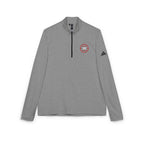 Logo Collection Adidas Quarter-Zip Pullover | Embroidered Red