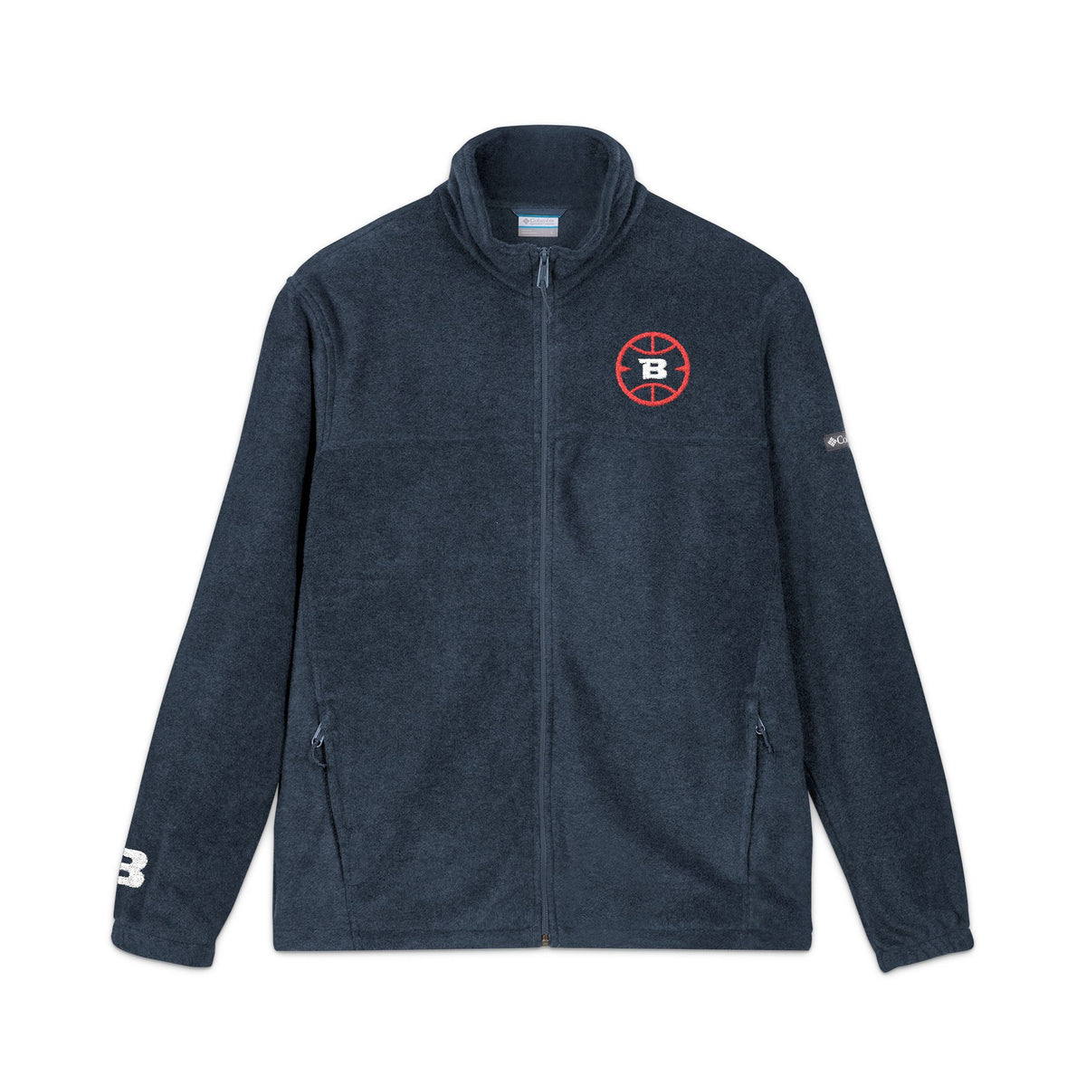Breakaway Basketball Columbia Fleece Jacket | Embroidered, Double-sided
