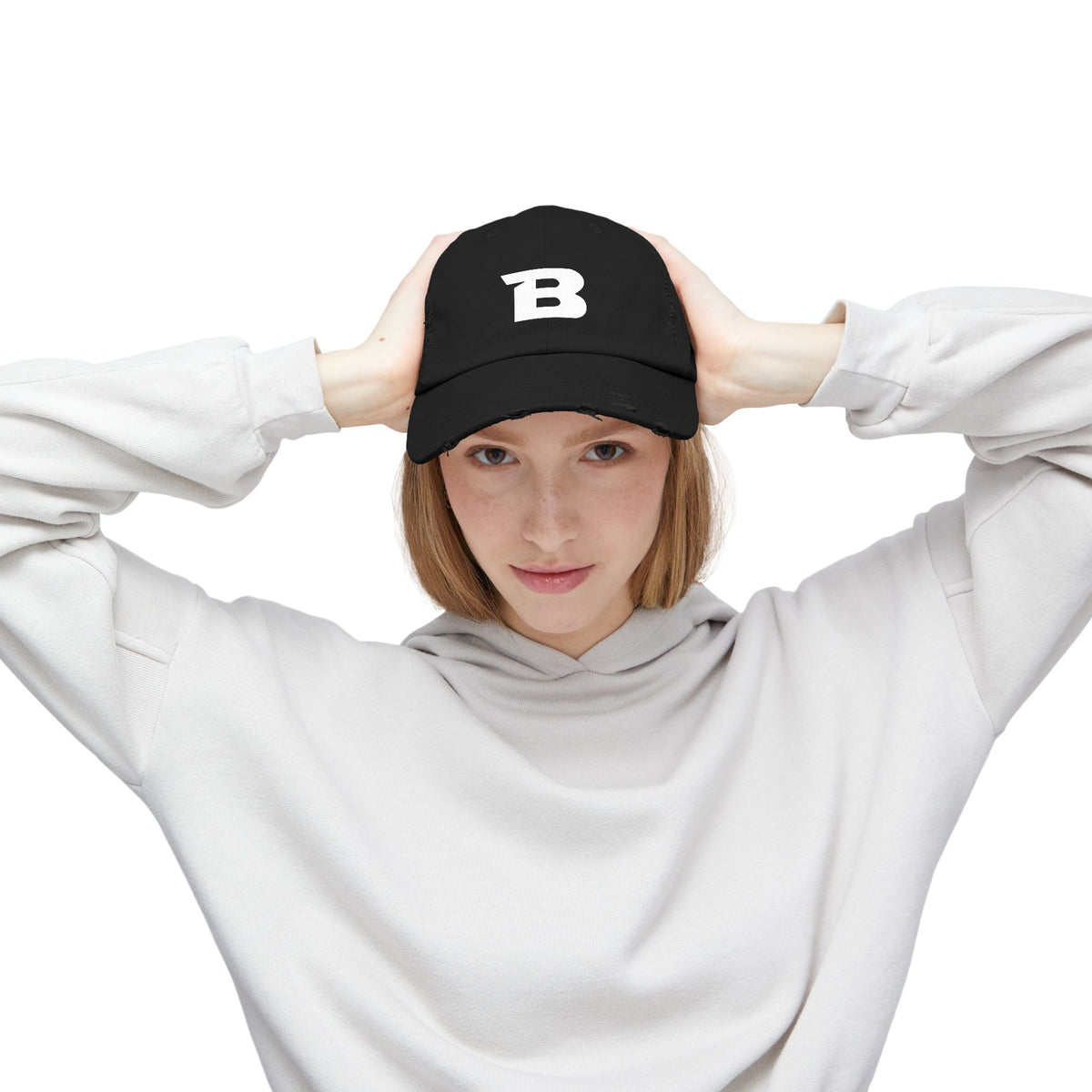 Breakaway B Baseball Hat | Distressed
