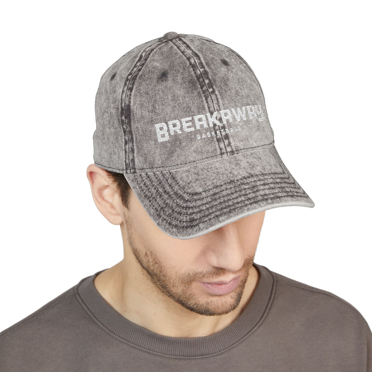 Breakaway Basketball Vintage Fade Baseball Hat | Embroidered