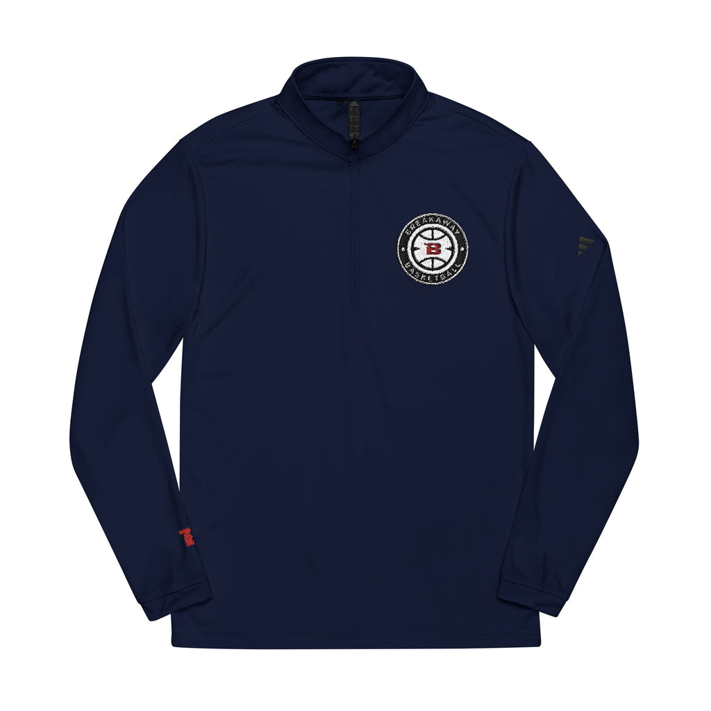 Breakaway Basketball Adidas Quarter-Zip Pullover | Embroidered