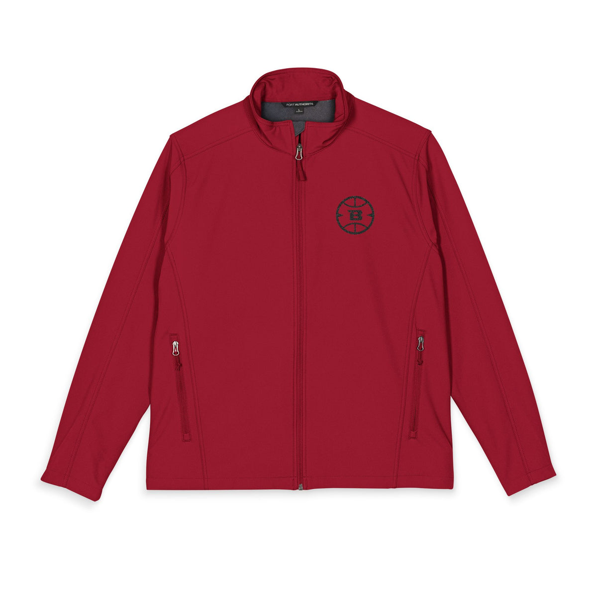 Logo Collection Soft Shell Jacket | Embroidered All Black