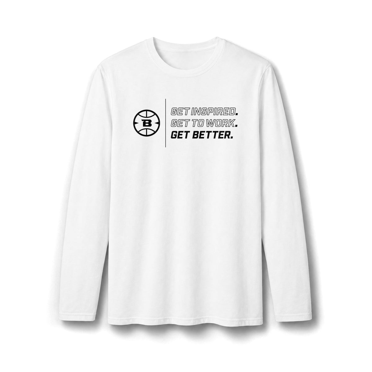 Get Better. Long Sleeve Gildan Tee | ADULT