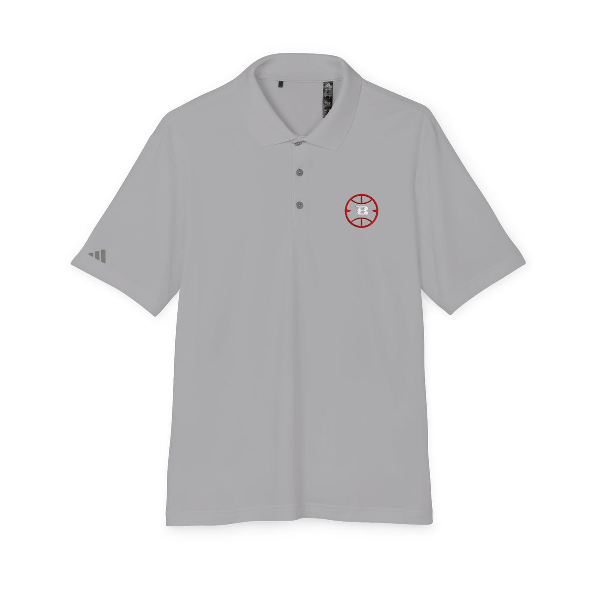 Logo Collection Adidas Polo | Embroidered Red