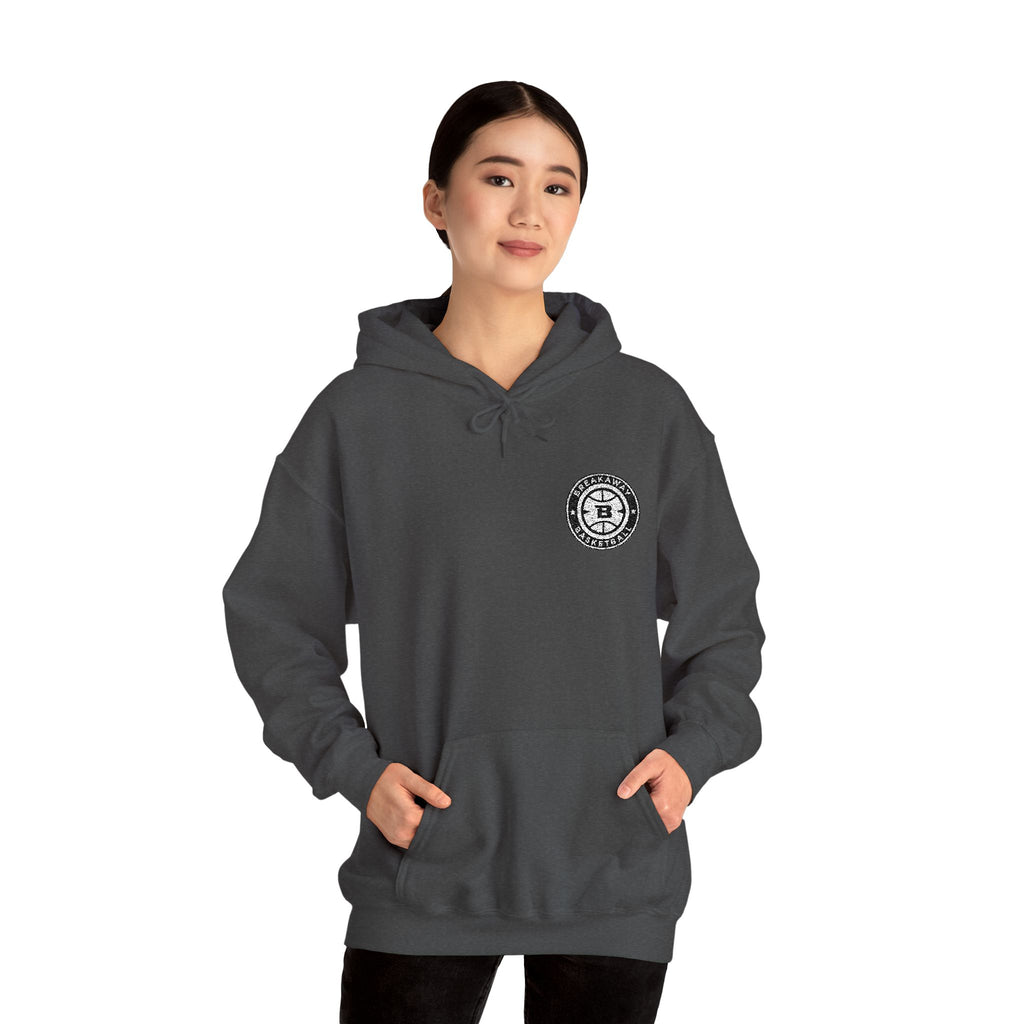 Breakaway Basketball Embroidered Hoodie | Port & Co.