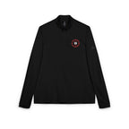Logo Collection Adidas Quarter-Zip Pullover | Embroidered Red