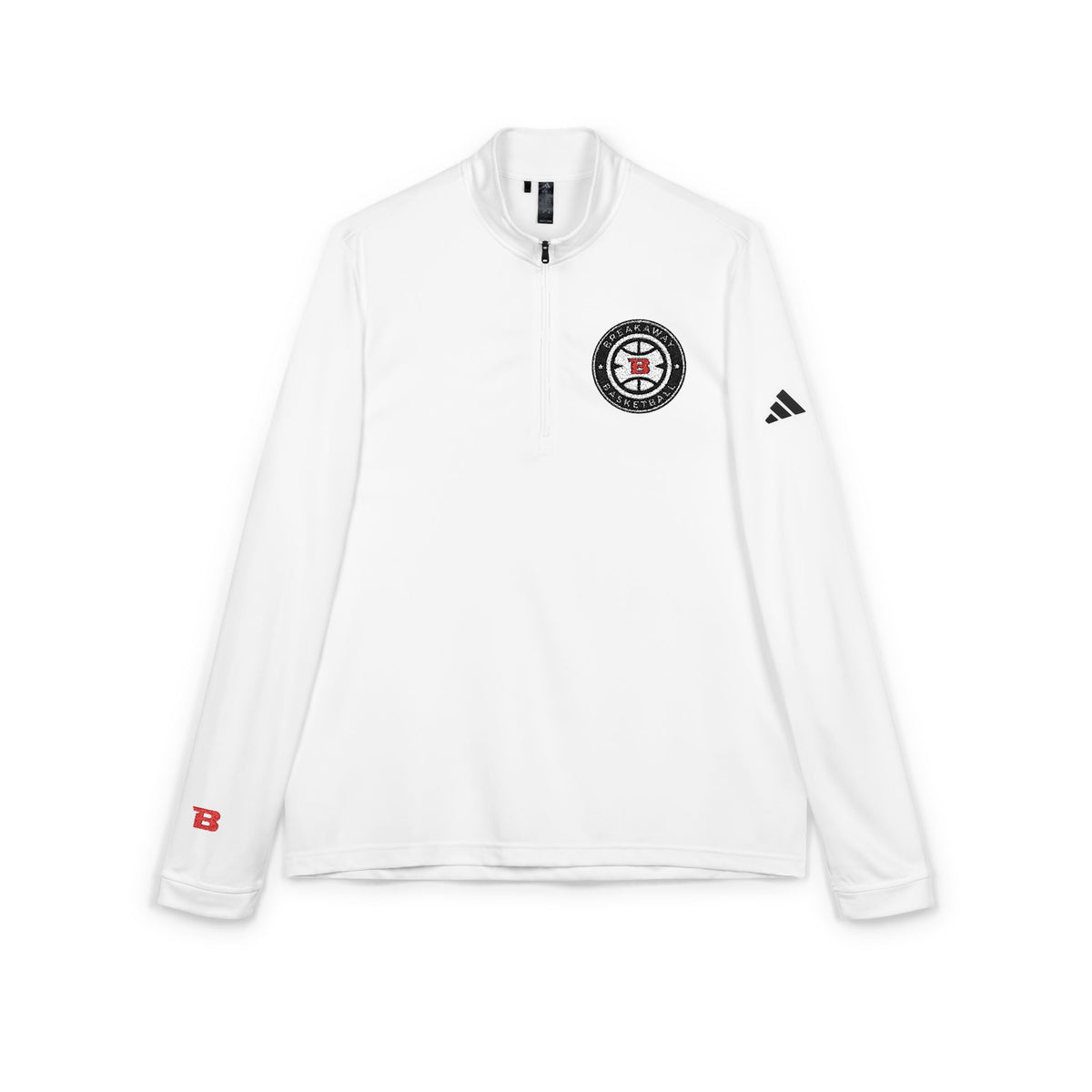Breakaway Basketball Adidas Quarter-Zip Pullover | Embroidered