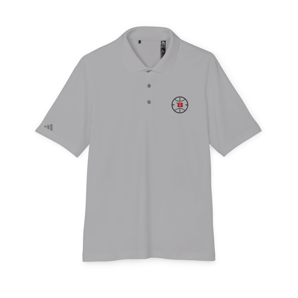 Logo Collection Adidas Polo | Embroidered Red B