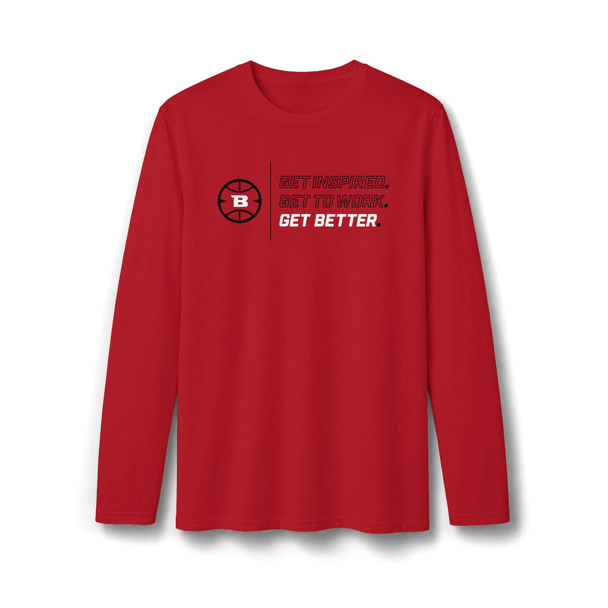 Get Better. Long Sleeve Gildan Tee | ADULT