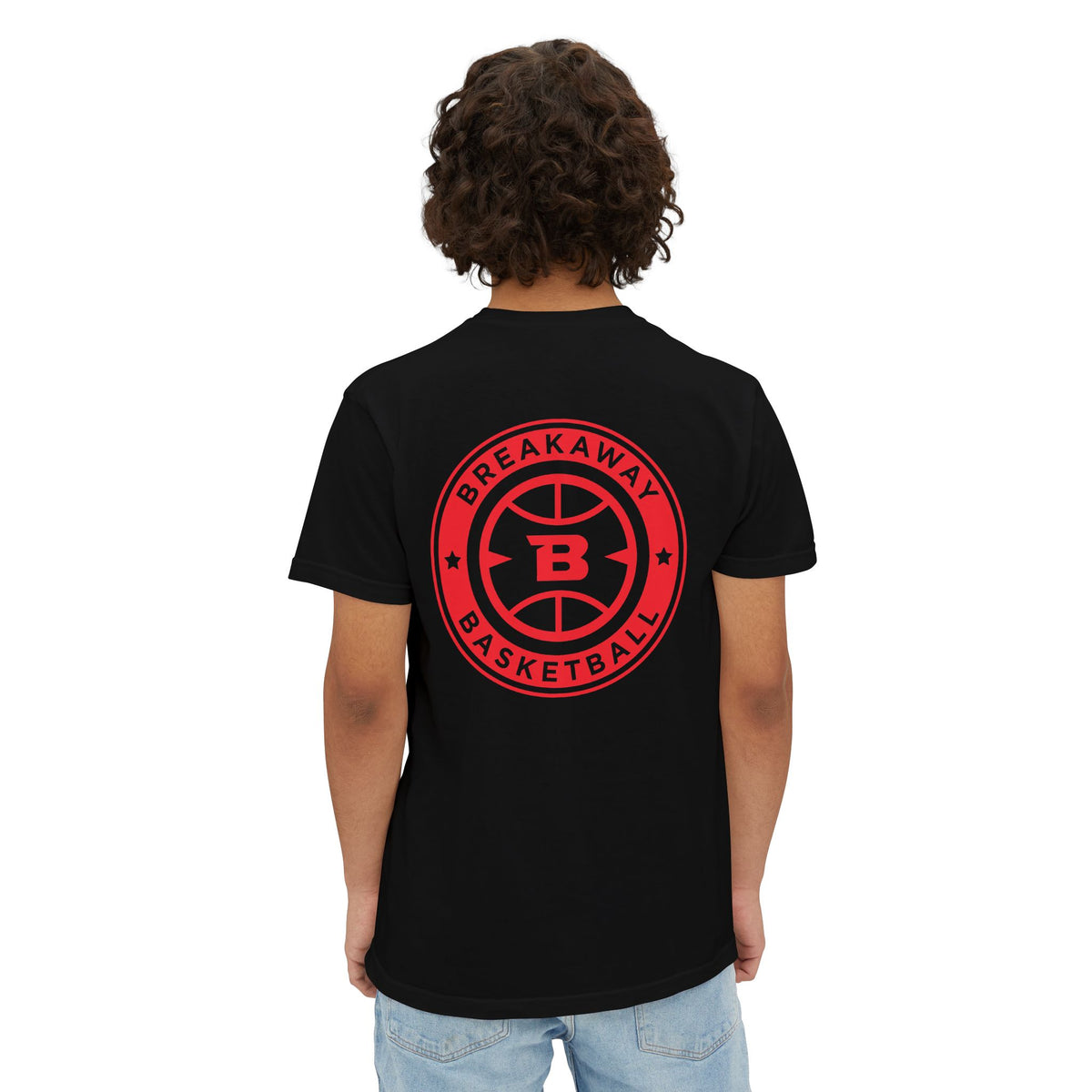 Breakaway Basketball Pocket Tee | Double Sided