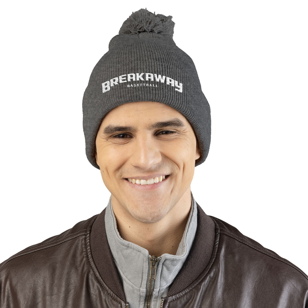 Breakaway Basketball Pom-pom Beanie | Embroidered