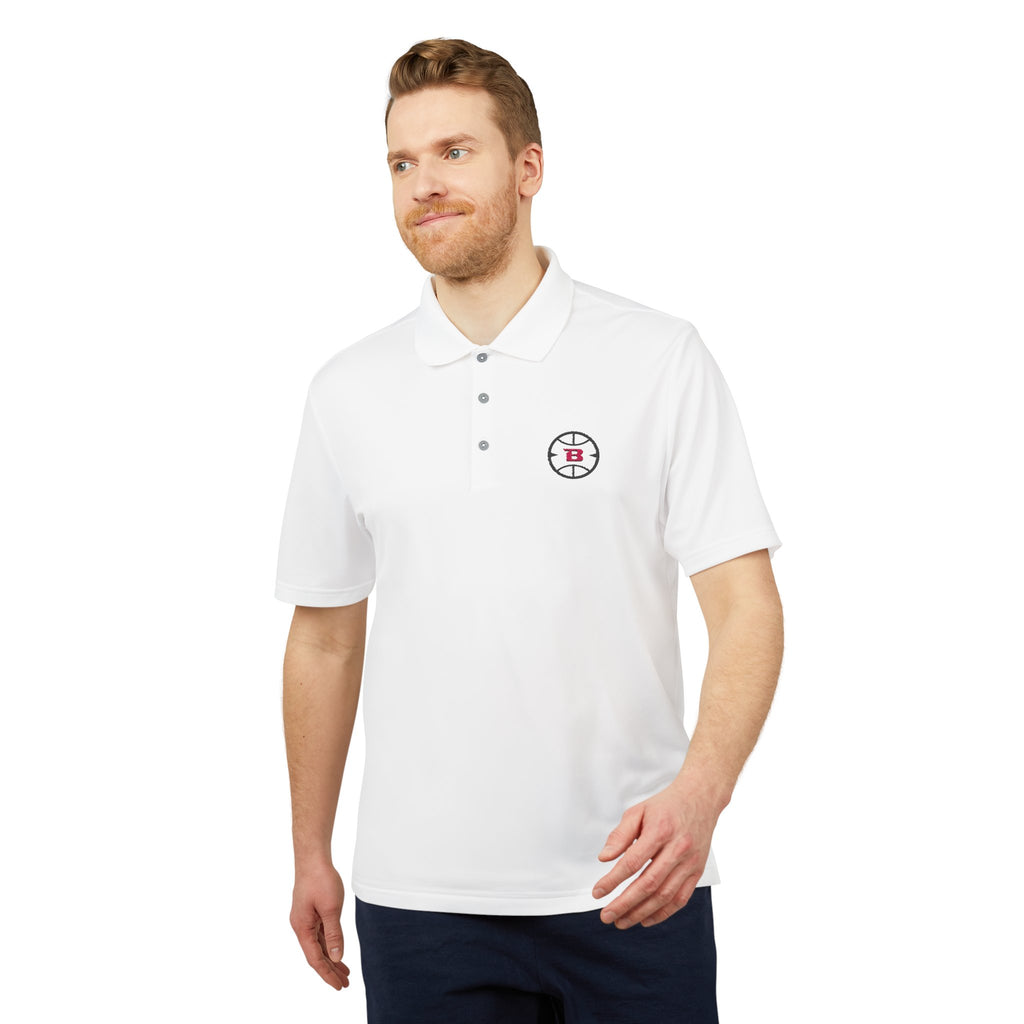 Logo Collection Adidas Polo | Embroidered Pink B