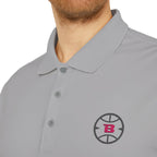 Logo Collection Adidas Polo | Embroidered Pink B