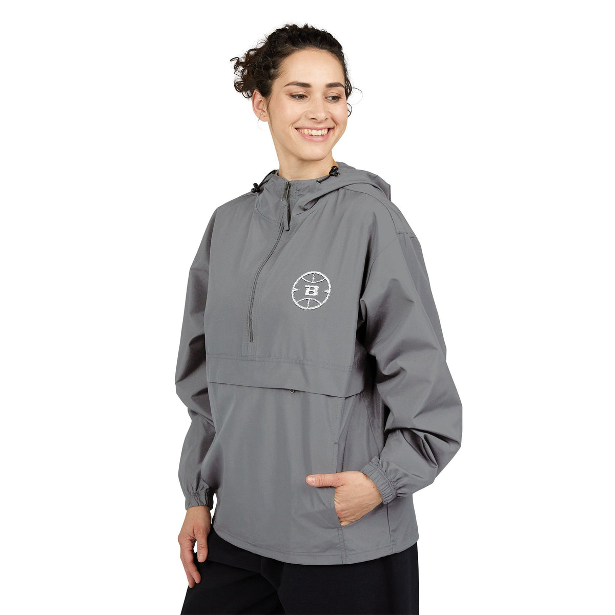 Logo Collection Champion Windbreaker Jacket | Embroidered