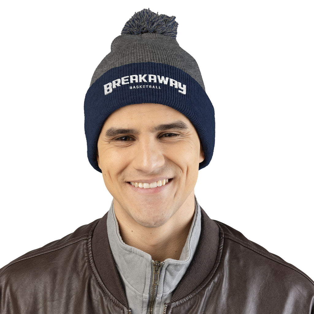 Breakaway Basketball Pom-pom Beanie | Embroidered