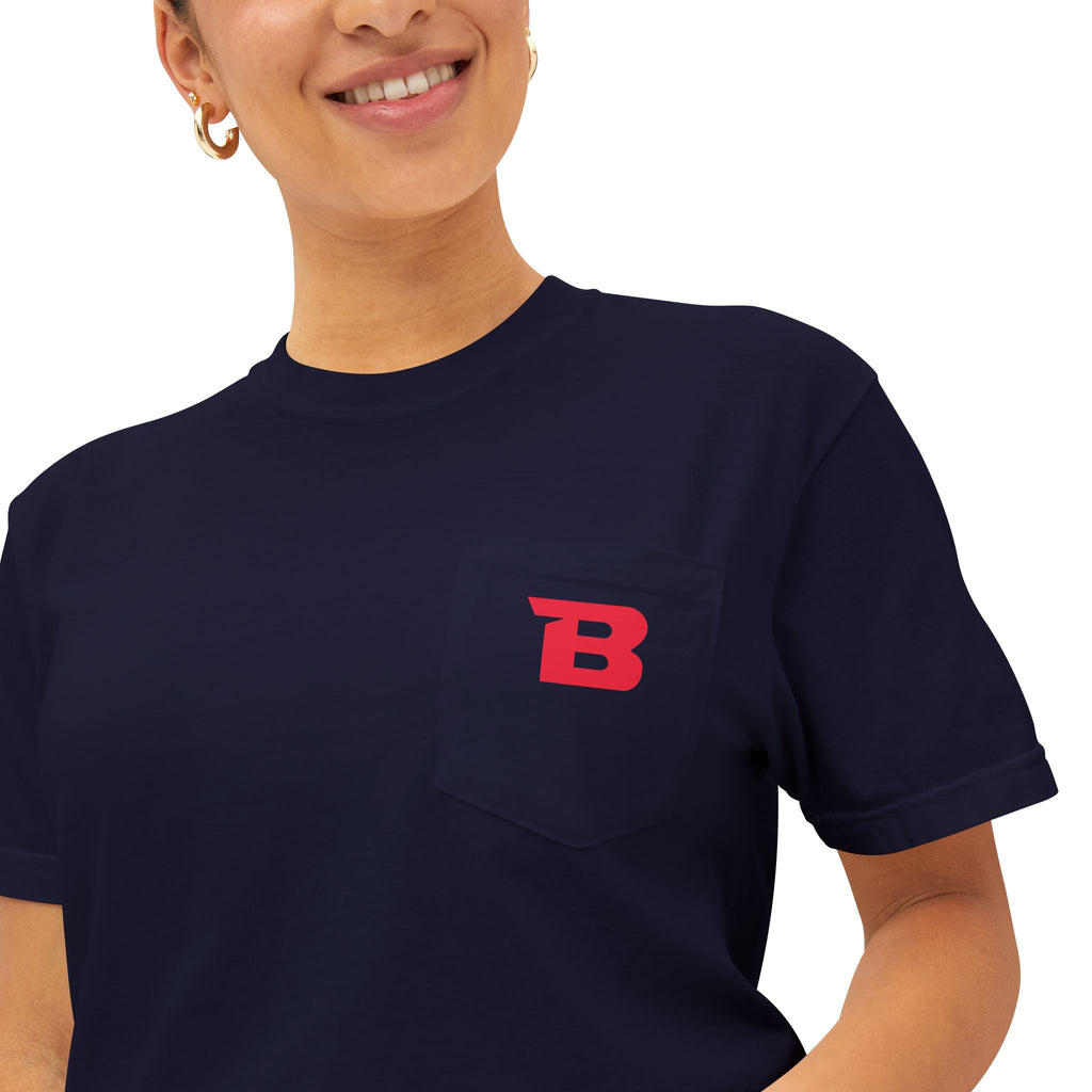 Breakaway Basketball Pocket Tee | Double Sided