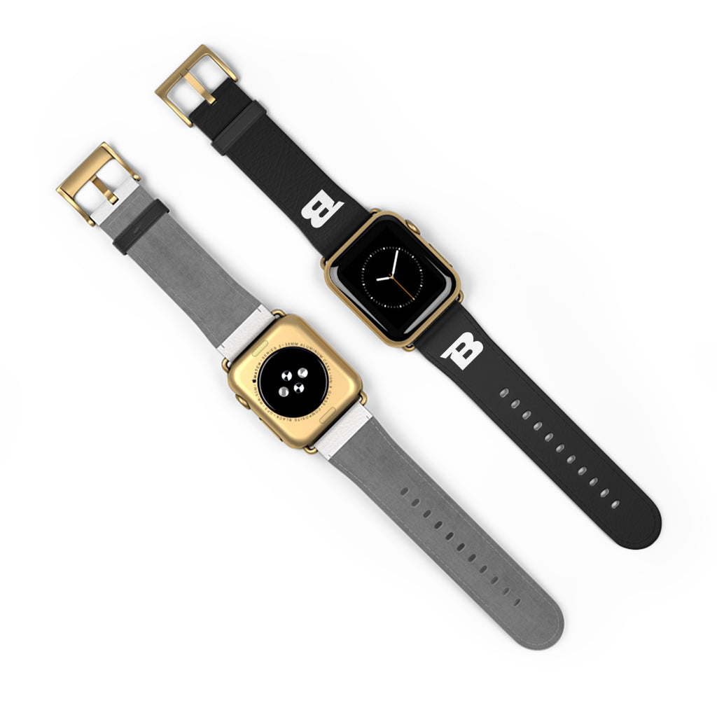 Breakaway B Black Watch Band | Apple Watch Strap