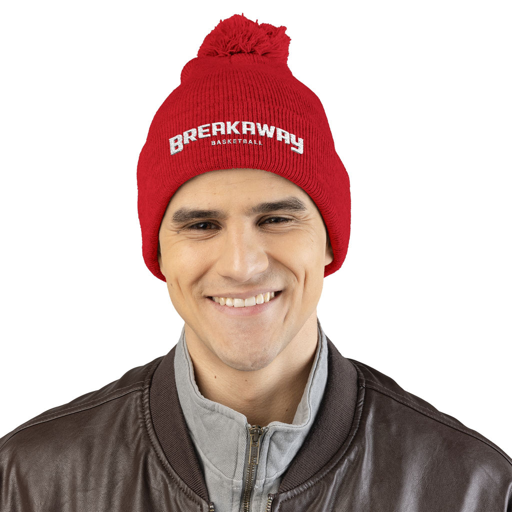 Breakaway Basketball Pom-pom Beanie | Embroidered