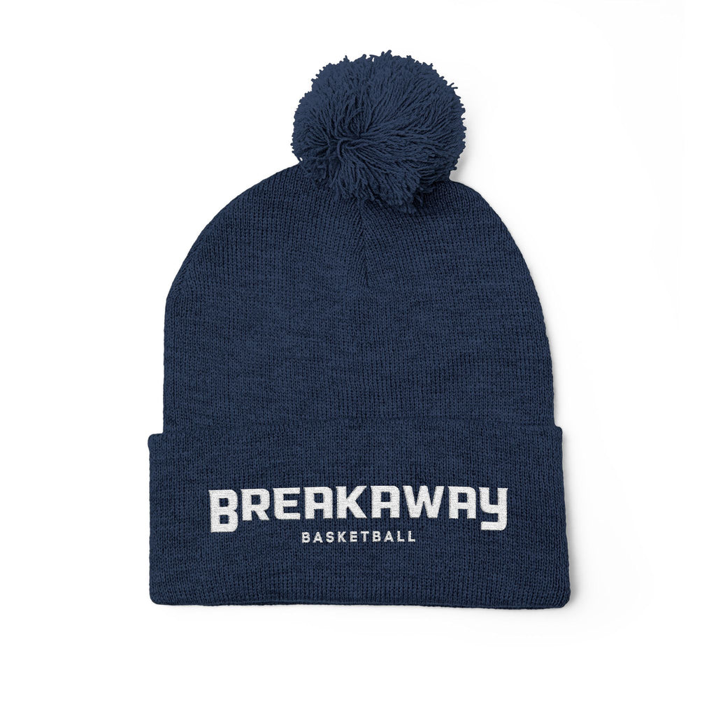 Breakaway Basketball Pom-pom Beanie | Embroidered